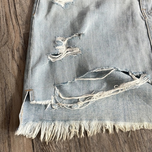 Flying Monkey Women’s Distressed Denim Jean Skirt, size 29 - Picture 4 of 9